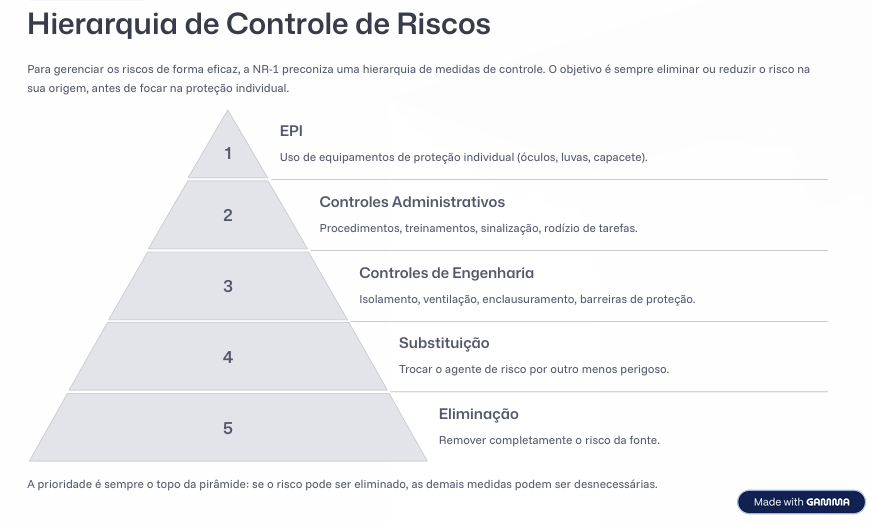 Hierarquia dos Riscos